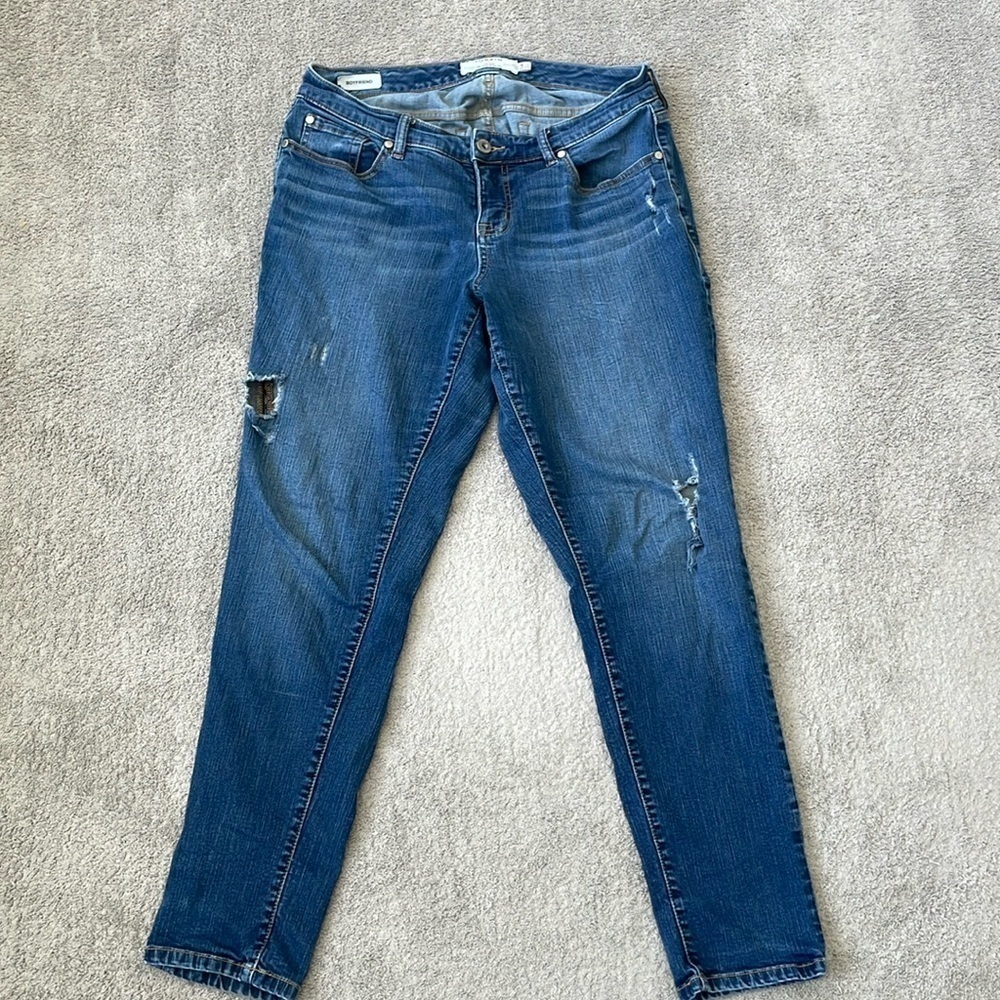 VGC Torrid Boyfriend Jean - Medium Wash - Some Distressing - Size 12R